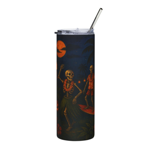 Halloween-themed Stainless Steel Tumbler, 20oz, Spooky Drinkware
