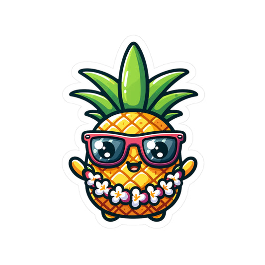 Cute Pineapple Vinyl Decals - Fun Summer Stickers for Home Decor
