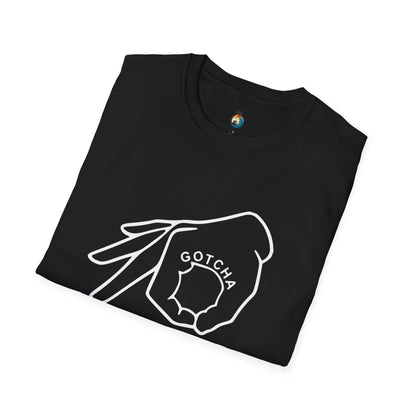 Gotcha Hand Graphic T-Shirt, Unisex Softstyle Tee, Cool Casual Wear, Perfect Gift for Friends, Trendy Apparel, Birthday Parties, [...]
