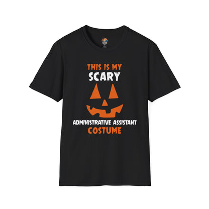 Scary Administrative Assistant Costume T-Shirt | Unisex Softstyle