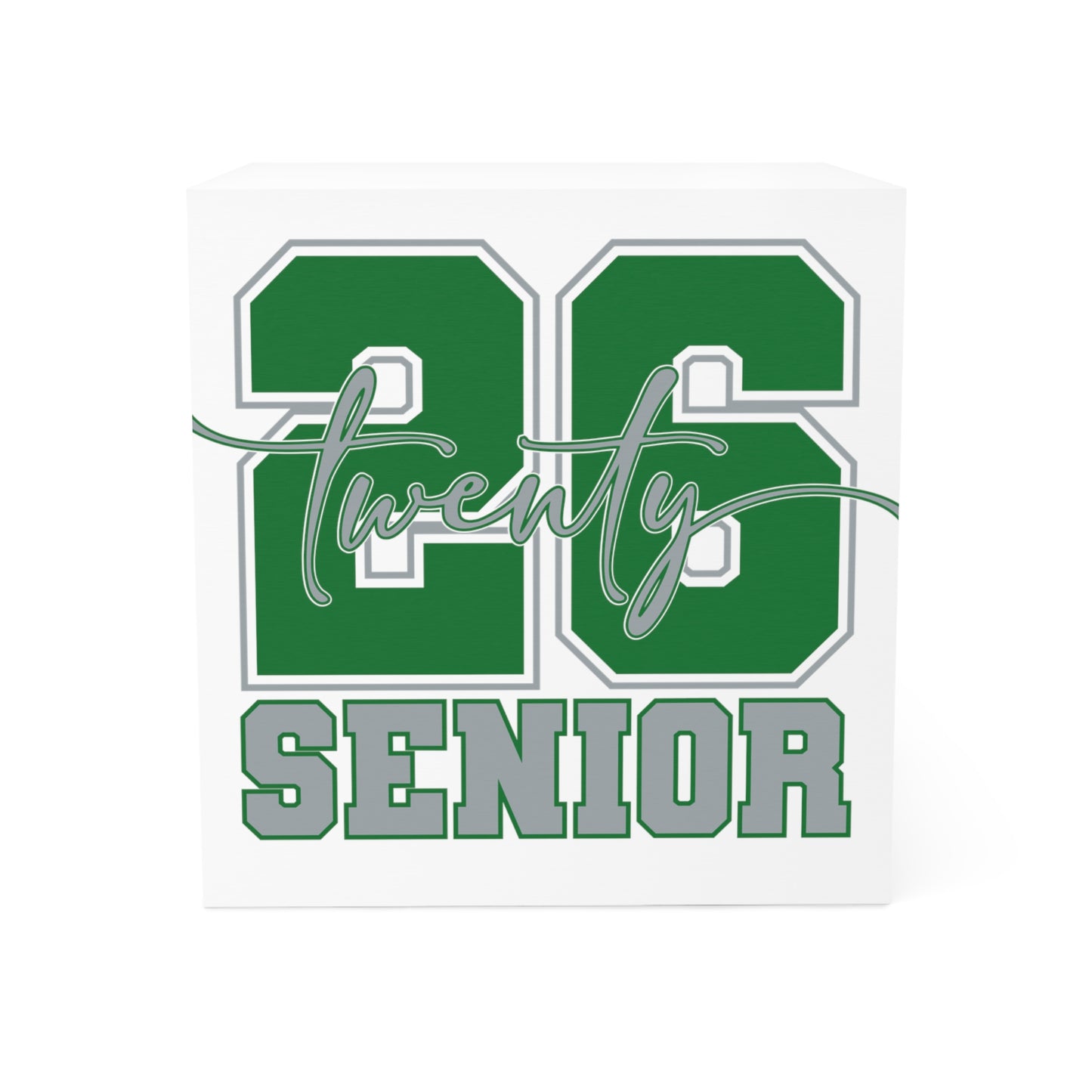 Class of 2026 Senior Note Cube for Graduation |  Desk Decor, Graduation Gift, Student Keepsake, School Memories