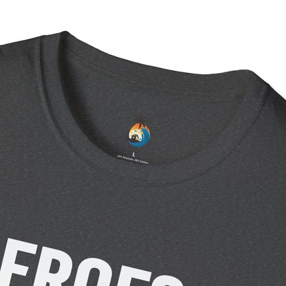 Heroes Are Born in July Unisex Softstyle T-Shirt, Birthday Gift Tee, Casual Wear, Summer Outfit, Party T-Shirt