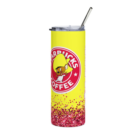 Speedy Gonzales Starbucks Style 20 oz Skinny Tumbler