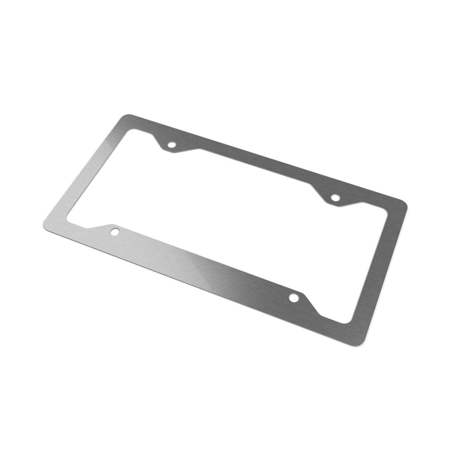 Unhinged Metal License Plate Frame