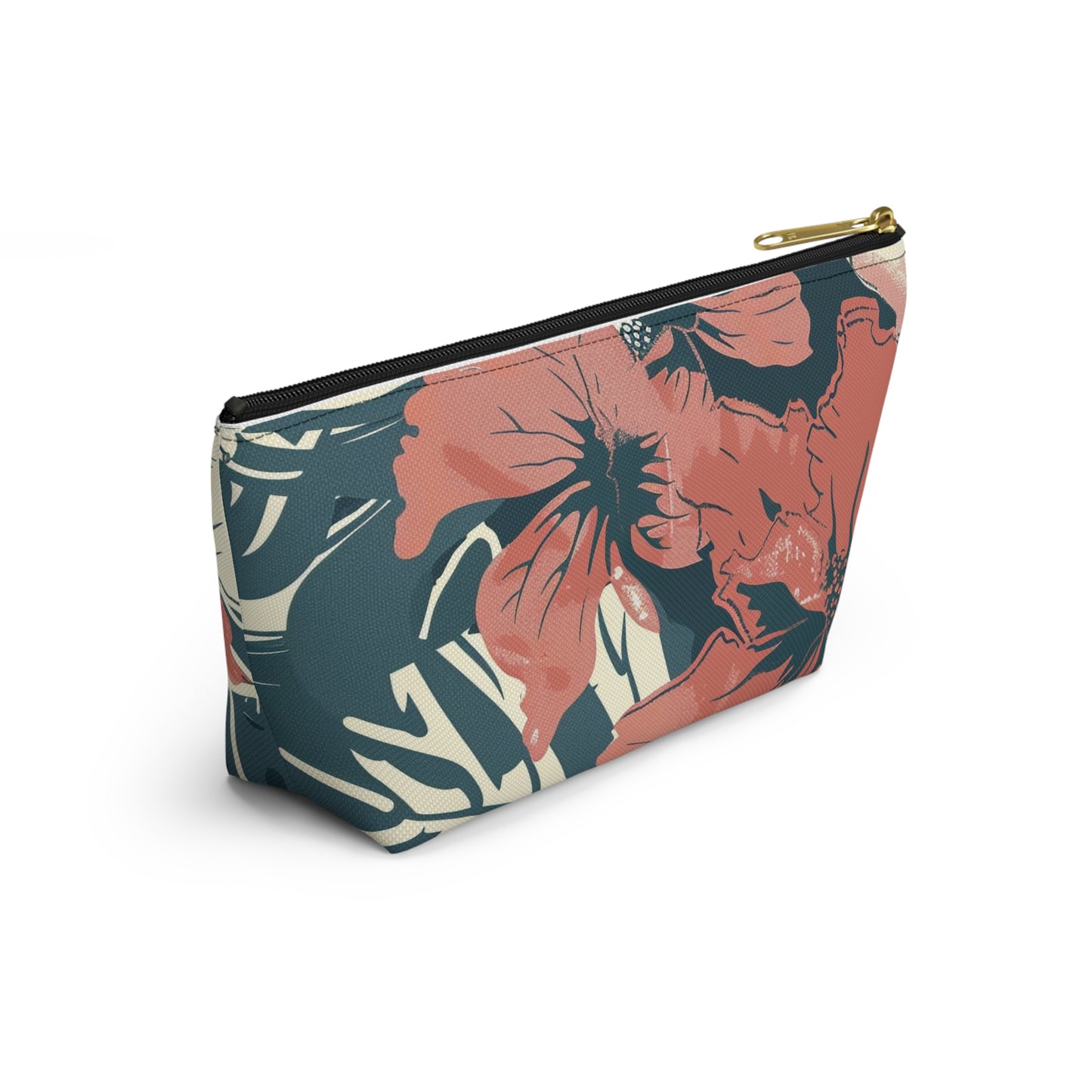 Tropical Floral Accessory Pouch | Makeup Bag, Travel Organizer, Toiletry Case, Gift Idea, Summer Essentials