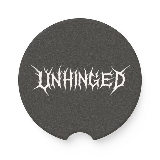 Unhinged Soapstone Car Coaster - Unique Vehicle Accessory, Auto Decor, Gift for Car Lovers, Funny Car Accessory, Home and Kitchen Decor