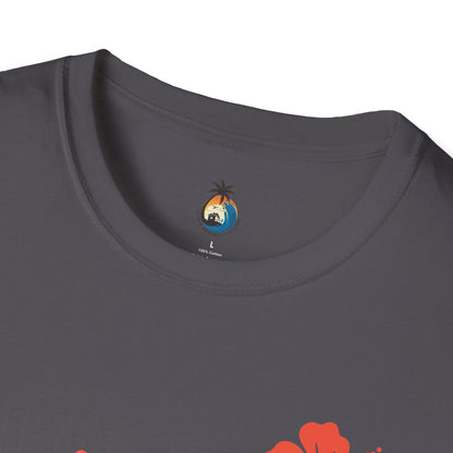 Aloha Floral Unisex T-Shirt, Beachwear, Summer Vibe, Vacation Tee, Tropical Gift, Casual Wear