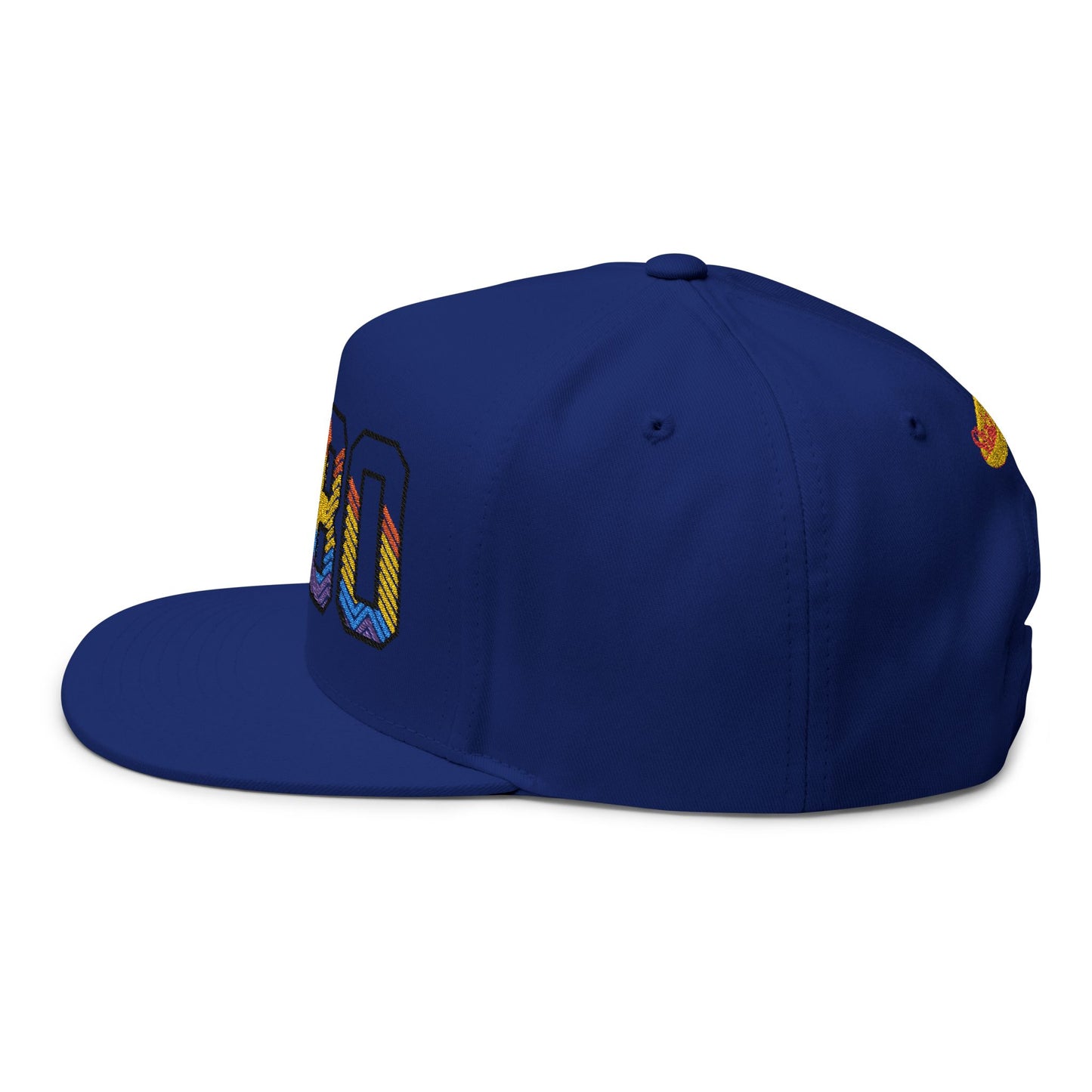 5280 Embroidered Flat Bill Cap — Denver Pride Streetwear Snapback