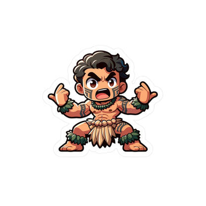 Fun Polynesian Character Vinyl Decals - Perfect for Personalizing Laptops and Water Bottles