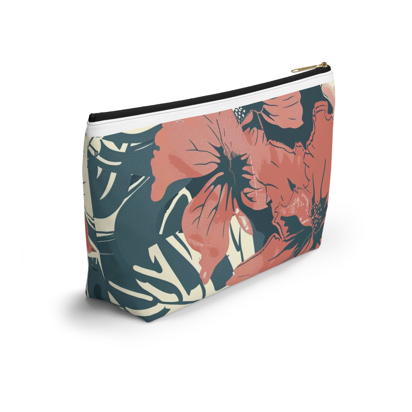 Tropical Floral Accessory Pouch | Makeup Bag, Travel Organizer, Toiletry Case, Gift Idea, Summer Essentials