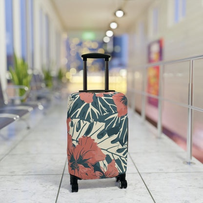 Floral Luggage Cover - Travel Accessory, Vacation Gear, Perfect Gift for Travelers, Summer Adventures, Stylish Protection