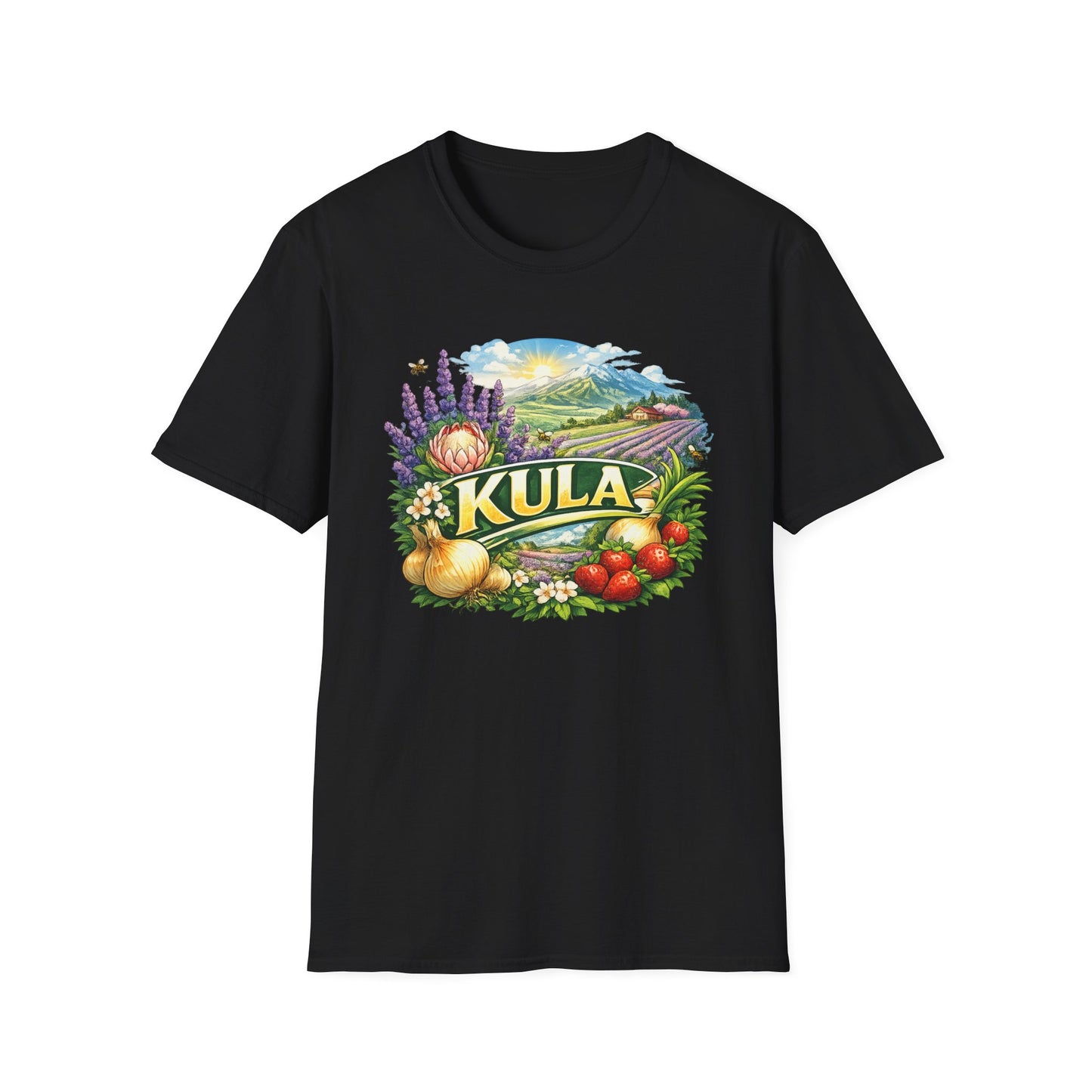 Kula Hawaii Farm Vintage T-Shirt — Kula Scenic Produce Graphic Tee