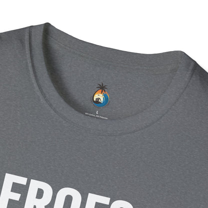 Heroes Are Born in January Unisex Softstyle T-Shirt | Shaka Brands