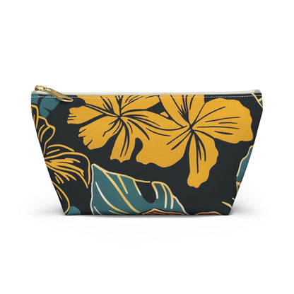 Tropical Floral Accessory Pouch | Makeup Bag, Travel Organizer, Zip Pouch, Gift for Her, Summer Vibe