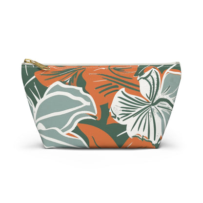 Floral Accessory Pouch, Travel Organizer, Makeup Bag, Gift for Her, Tropical Vibe, Cosmetic Pouch, Essentials Holder