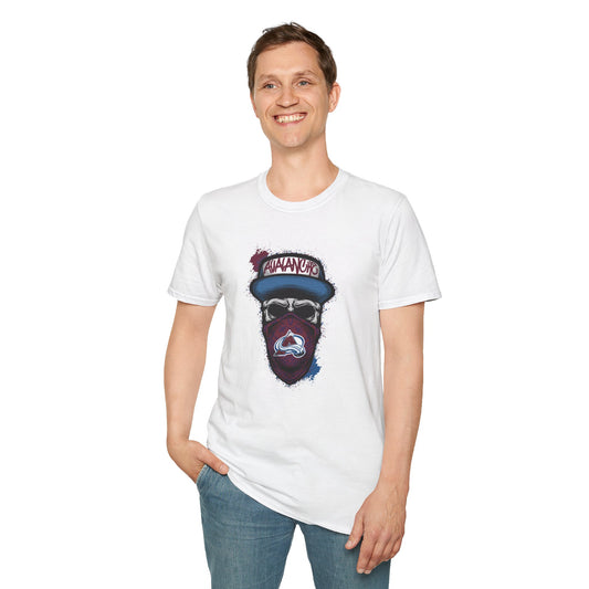 Avalanche Masked Skull T-Shirt with Cool Design, Trendy Casual Wear, Perfect Gift for Fans, Streetwear, Summer Fashion