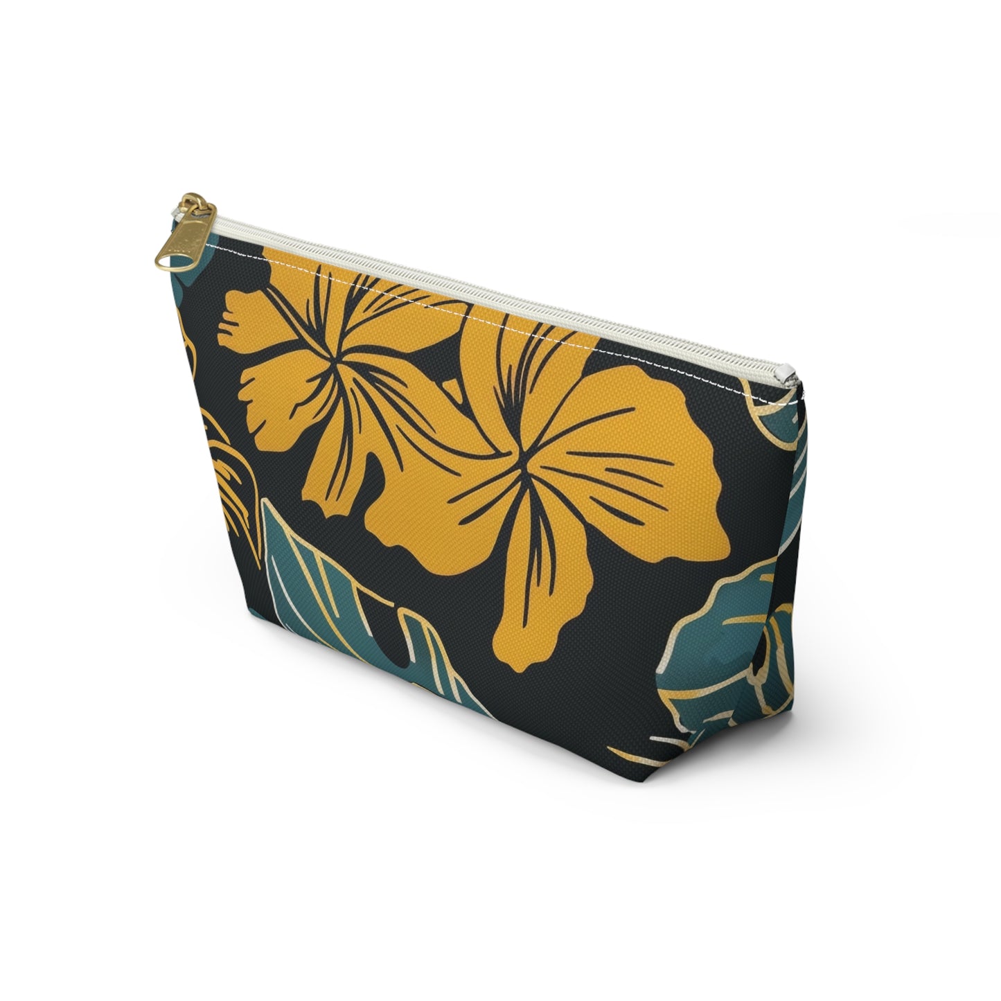 Tropical Floral Accessory Pouch | Makeup Bag, Travel Organizer, Zip Pouch, Gift for Her, Summer Vibe
