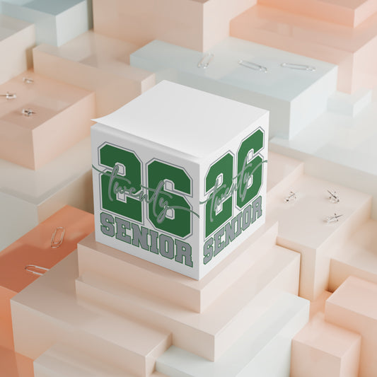 Class of 2026 Senior Note Cube for Graduation |  Desk Decor, Graduation Gift, Student Keepsake, School Memories