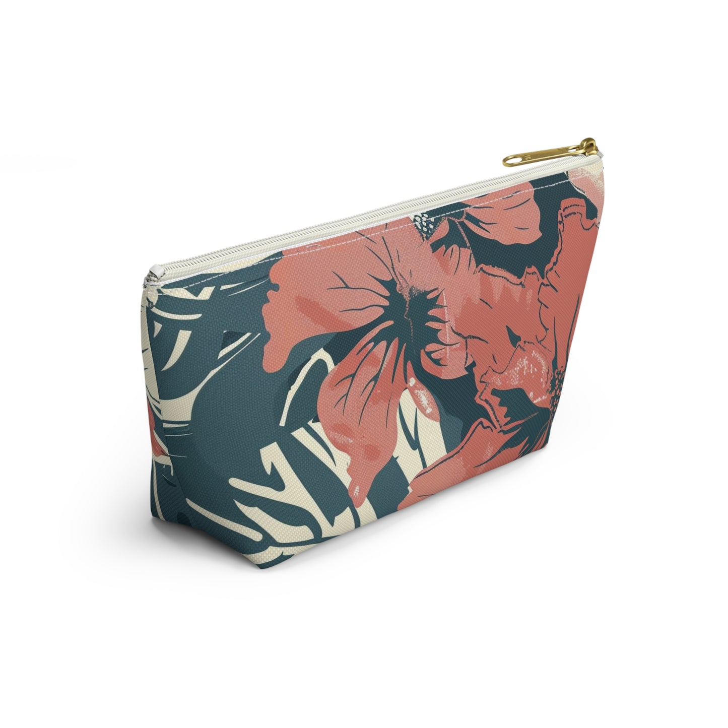 Tropical Floral Accessory Pouch | Makeup Bag, Travel Organizer, Toiletry Case, Gift Idea, Summer Essentials