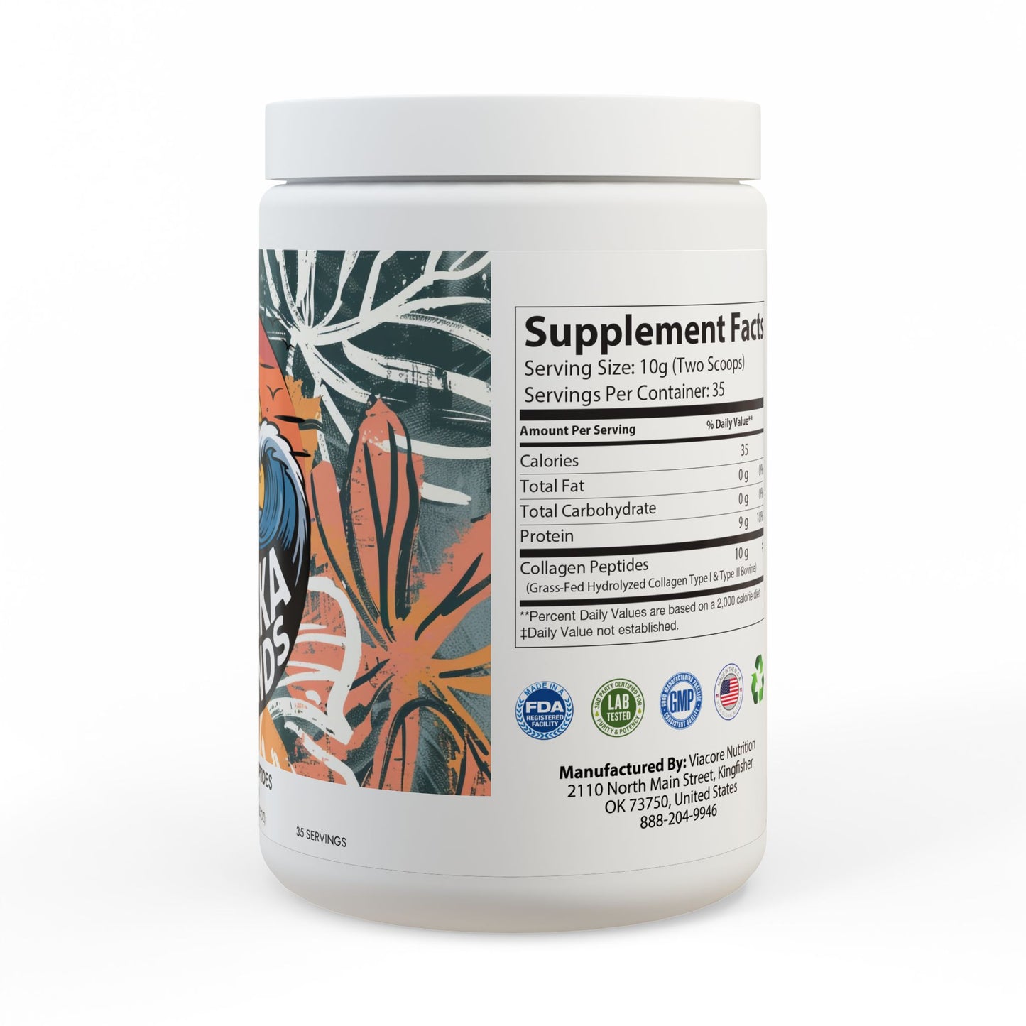 Collagen Peptides Type I & III Supplement (350g, 12.3oz)