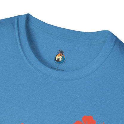 Aloha Floral Unisex T-Shirt, Beachwear, Summer Vibe, Vacation Tee, Tropical Gift, Casual Wear