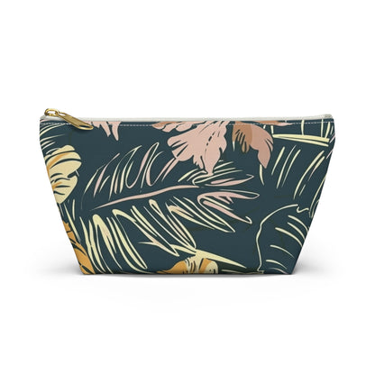 Tropical Floral Accessory Pouch, Makeup Bag, Travel Organizer, Gift for Her, Floral Print, Summer Vibes, Zip Pouch