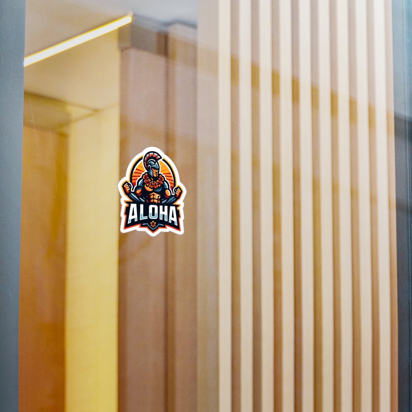 Aloha Spartan Vinyl Decals - Bold Wall Stickers for Home and Decor