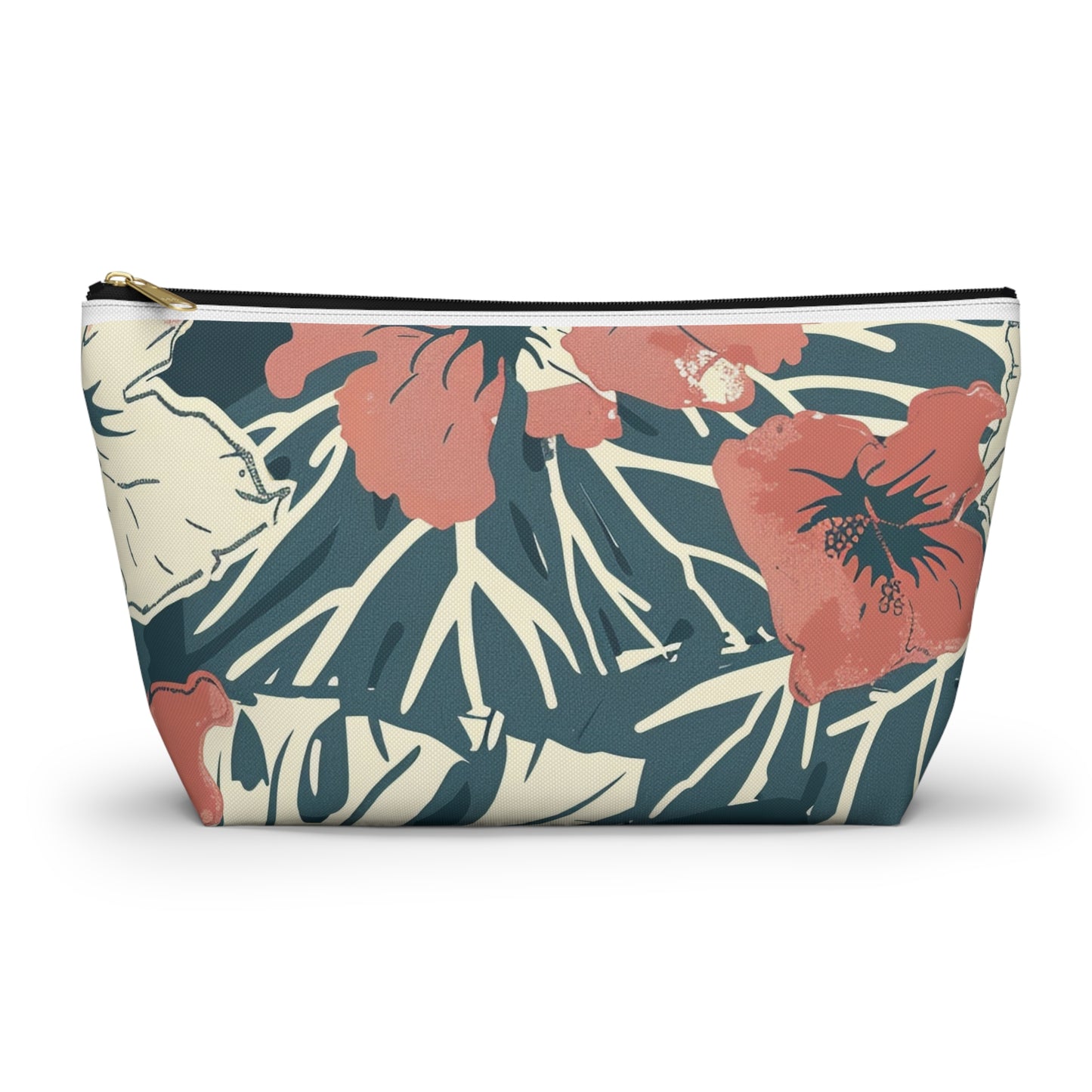 Tropical Floral Accessory Pouch | Makeup Bag, Travel Organizer, Toiletry Case, Gift Idea, Summer Essentials