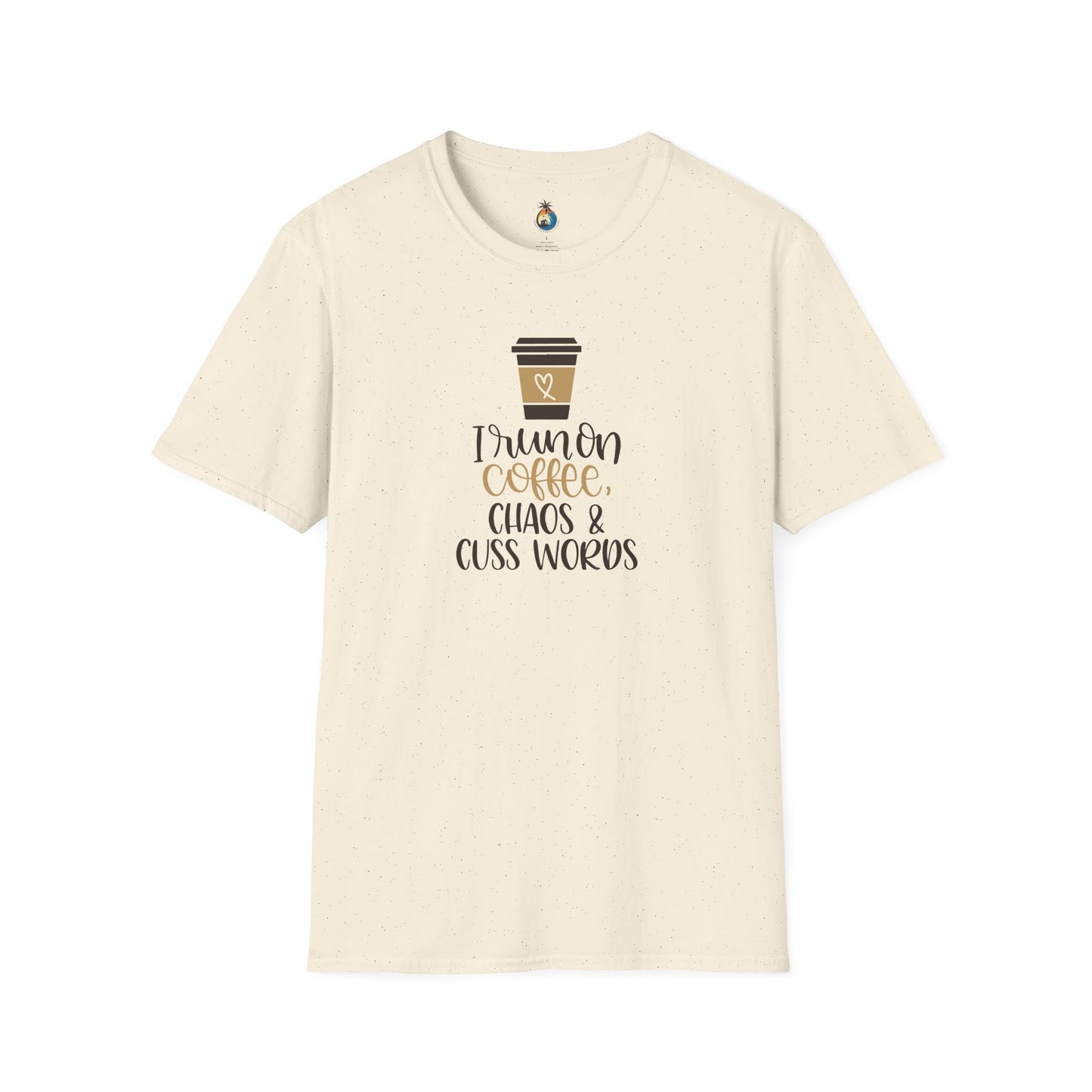 Coffee Chaos Unisex T-Shirt, Funny Coffee Lover Tee, Gift for Baristas, Casual Everyday Wear, Perfect for Birthdays, Holidays