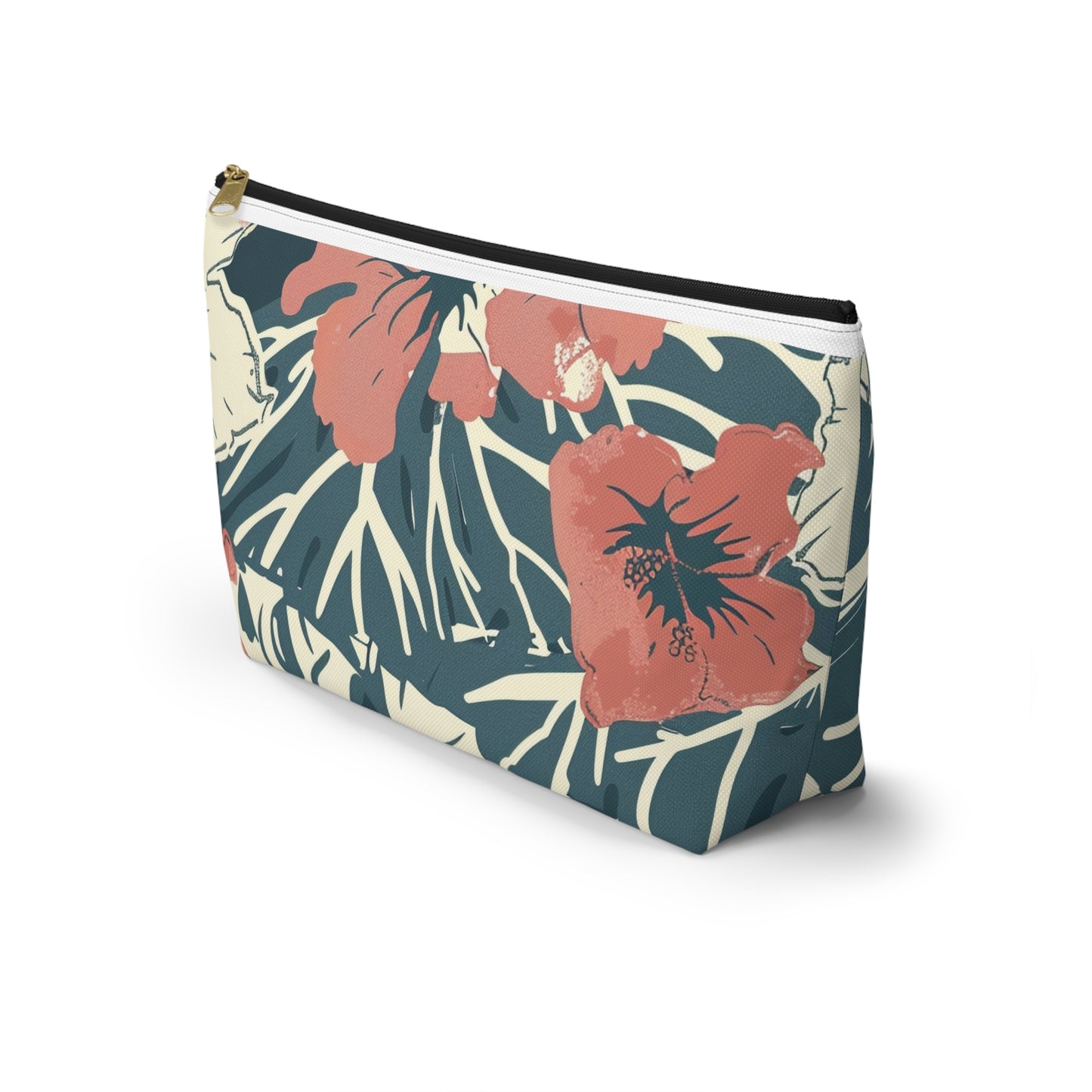 Tropical Floral Accessory Pouch | Makeup Bag, Travel Organizer, Toiletry Case, Gift Idea, Summer Essentials