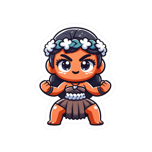 Vibrant Polynesian Character Vinyl Decals for Home Decor