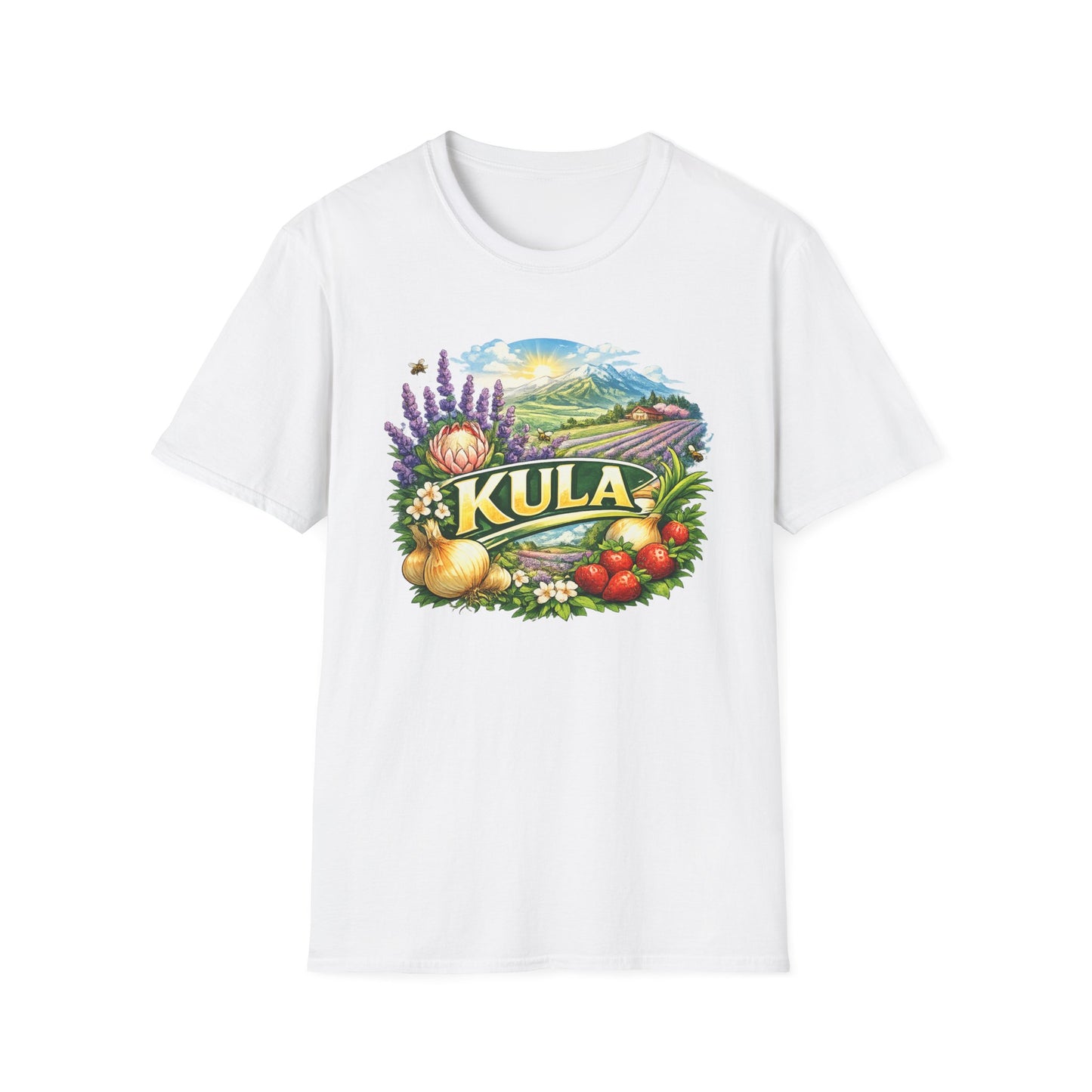 Kula Hawaii Farm Vintage T-Shirt — Kula Scenic Produce Graphic Tee