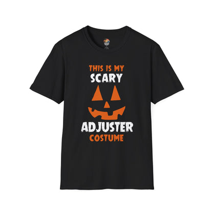 Scary Adjuster Costume T-Shirt | Unisex Softstyle