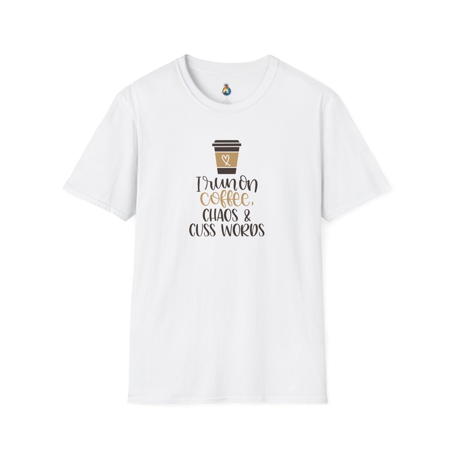 Coffee Chaos Unisex T-Shirt, Funny Coffee Lover Tee, Gift for Baristas, Casual Everyday Wear, Perfect for Birthdays, Holidays