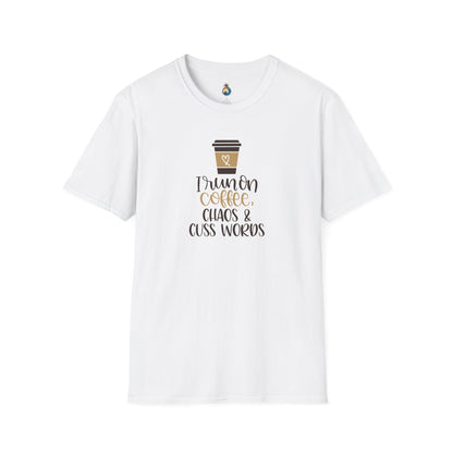 Coffee Chaos Unisex T-Shirt, Funny Coffee Lover Tee, Gift for Baristas, Casual Everyday Wear, Perfect for Birthdays, Holidays
