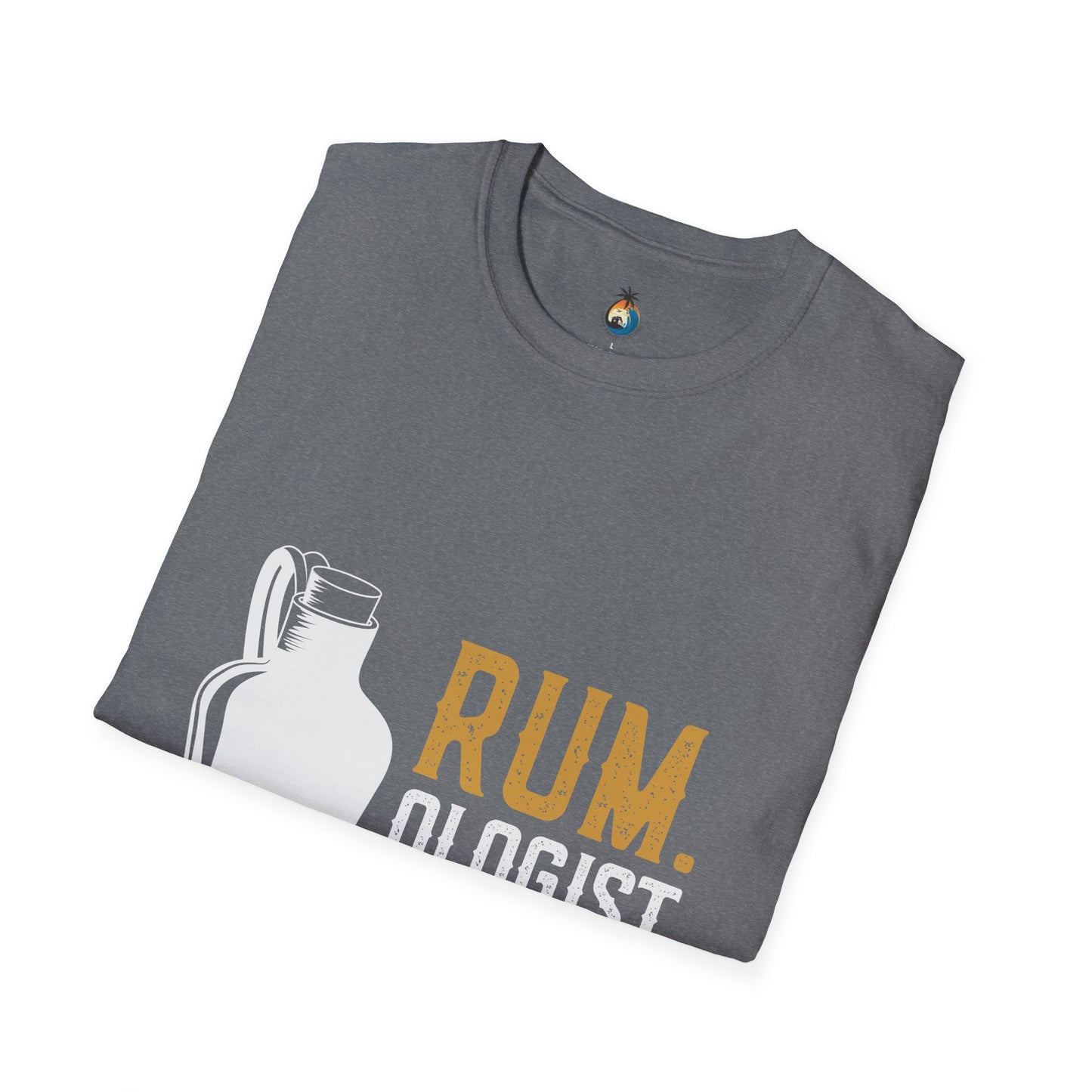 Rumologist Unisex Softstyle T-Shirt, Funny Gift for Rum Lovers, Casual Party Wear, Beach Vacation Tee, Unique Bar Shirt, Summer Essentials