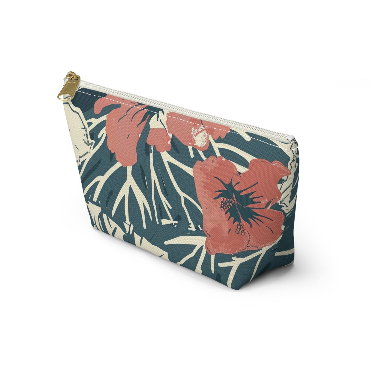 Tropical Floral Accessory Pouch | Makeup Bag, Travel Organizer, Toiletry Case, Gift Idea, Summer Essentials