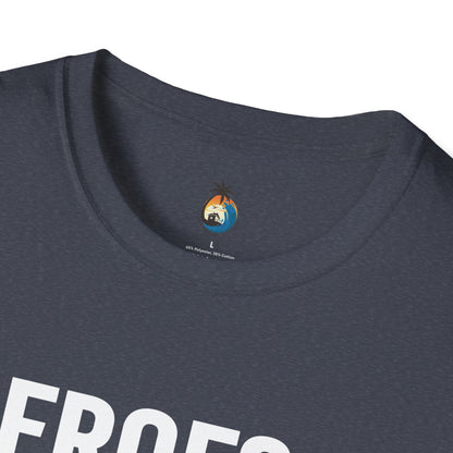 Heroes Are Born in July Unisex Softstyle T-Shirt, Birthday Gift Tee, Casual Wear, Summer Outfit, Party T-Shirt