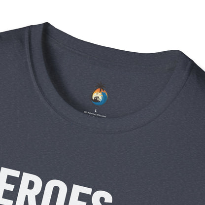 Heroes Are Born in September Unisex T-Shirt, Birthday Gift, Casual Wear, September Celebration, Hero Theme