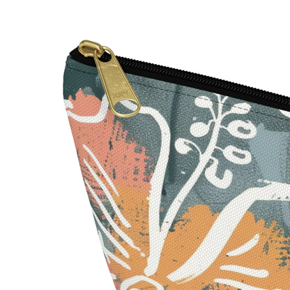 Floral Accessory Pouch, Makeup Bag, Travel Cosmetic Case, Organizer for Gifts, Summer Vibes, Flower Print, Cute Storage
