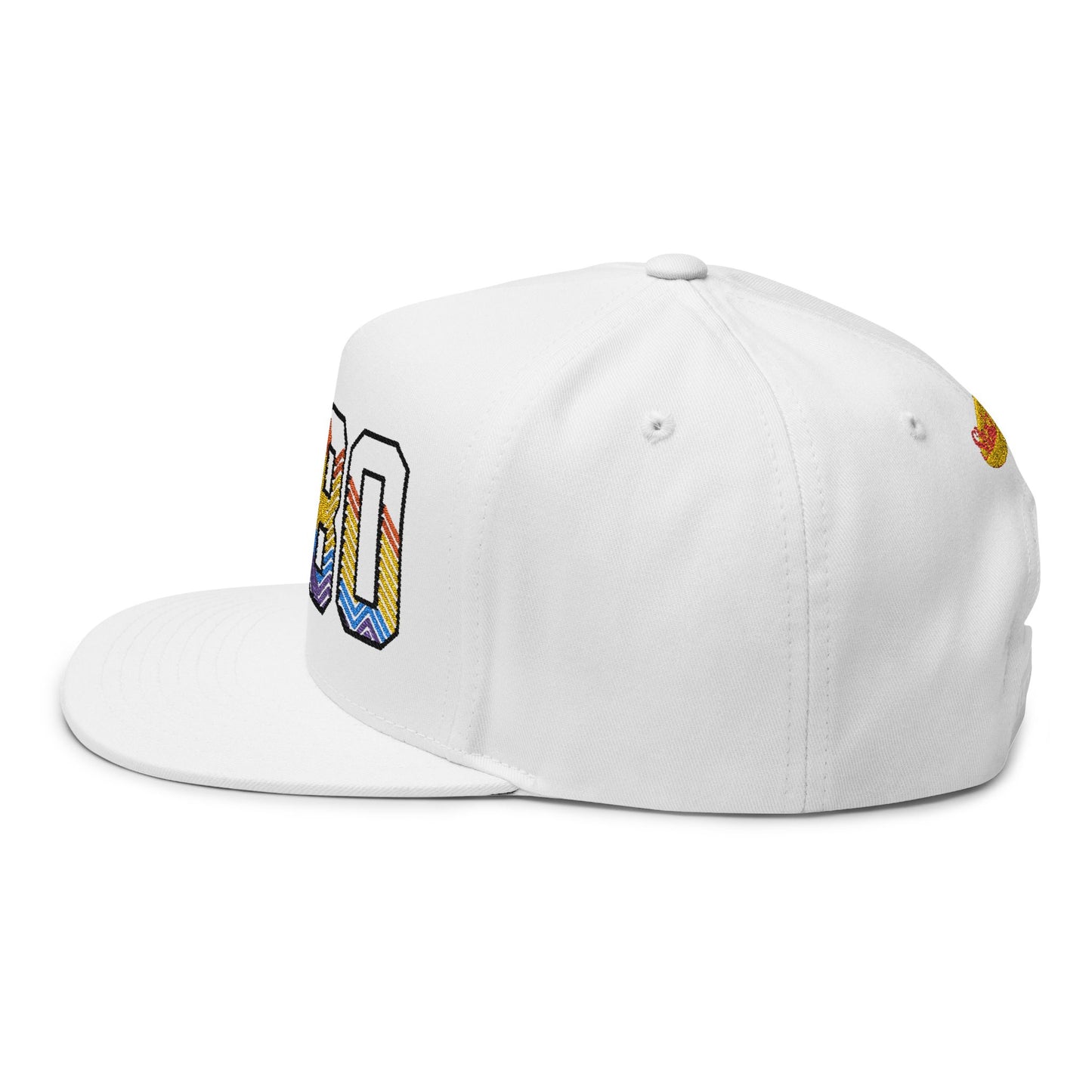 5280 Embroidered Flat Bill Cap — Denver Pride Streetwear Snapback