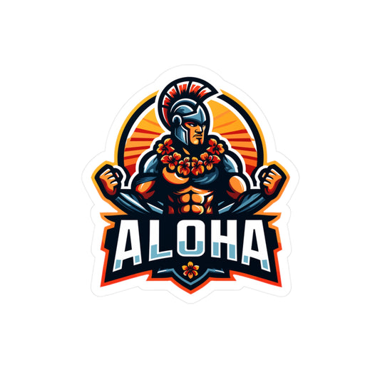 Aloha Spartan Vinyl Decals - Bold Wall Stickers for Home and Decor