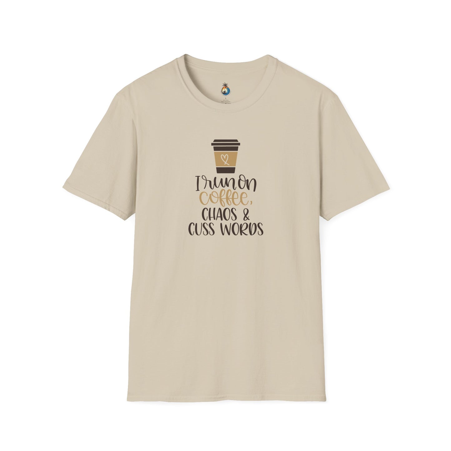 Coffee Chaos Unisex T-Shirt, Funny Coffee Lover Tee, Gift for Baristas, Casual Everyday Wear, Perfect for Birthdays, Holidays