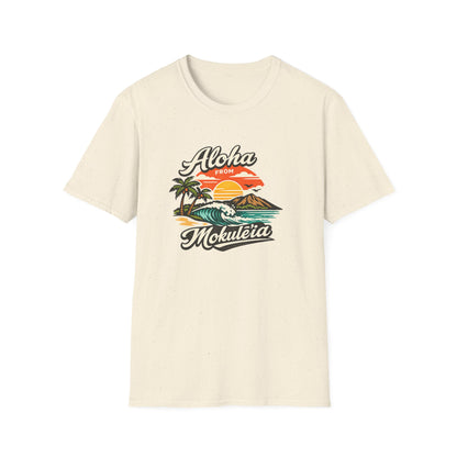 Aloha Mokulēʻia T-Shirt — Vintage Hawaiian Sunset Surf Tee