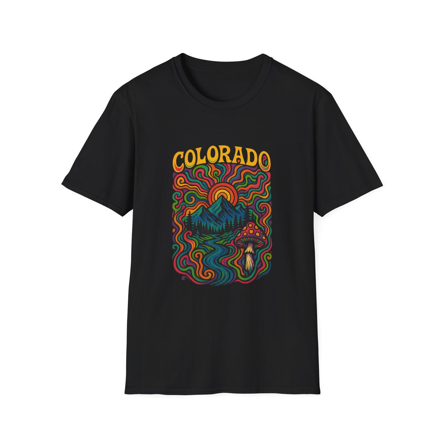 Colorado Psychedelic Mountain T-Shirt
