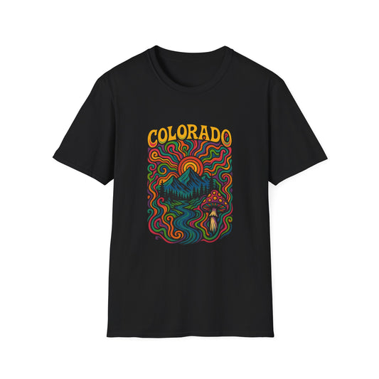Colorado Psychedelic Mountain T-Shirt