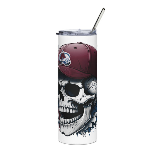 Avalanche Skull Design 20oz Stainless Steel Tumbler