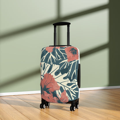 Floral Luggage Cover - Travel Accessory, Vacation Gear, Perfect Gift for Travelers, Summer Adventures, Stylish Protection