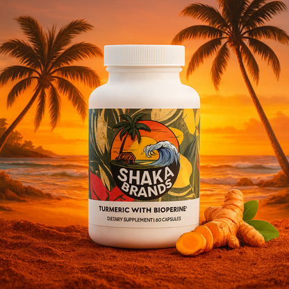 Turmeric with BioPerine – 60 Capsules | Shaka Brands