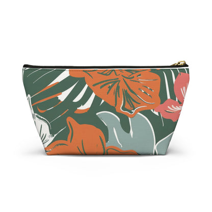 Floral Accessory Pouch, Travel Organizer, Makeup Bag, Gift for Her, Tropical Vibe, Cosmetic Pouch, Essentials Holder